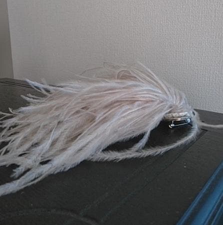 VERMEIL par iena オーストリッチ　コサージュ