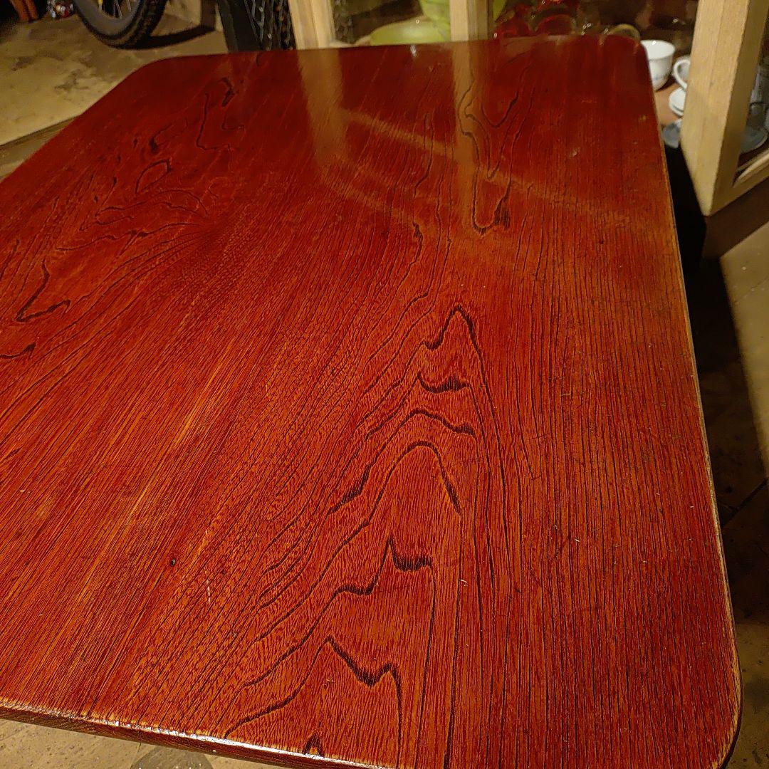 希少サイズ　特大　折りたたみテーブル　ちゃぶ台　ビンテージ　昭和レトロ