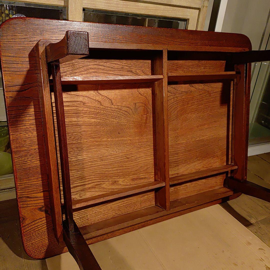 希少サイズ　特大　折りたたみテーブル　ちゃぶ台　ビンテージ　昭和レトロ