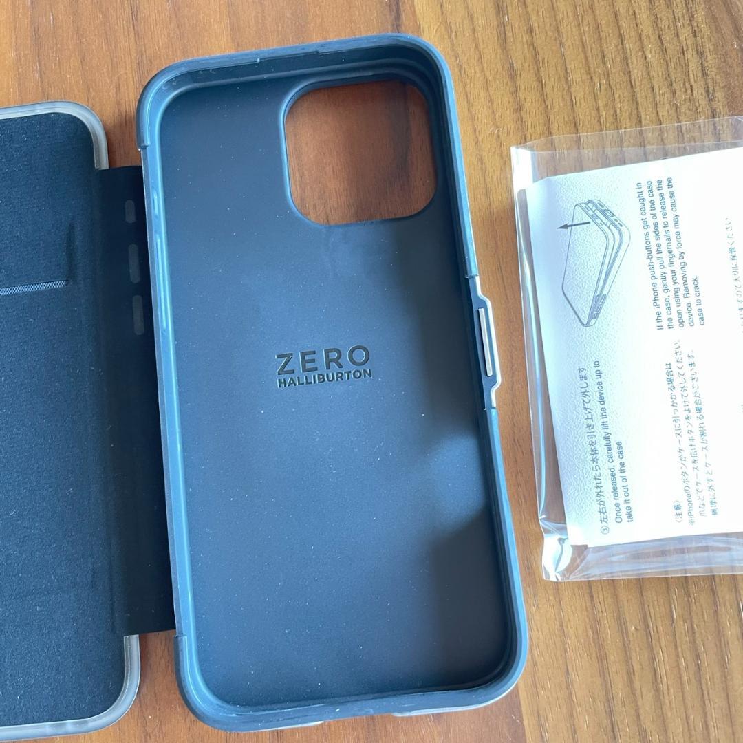ZERO HALLIBURTON☆iPhone16ProMax☆手帳型ケース