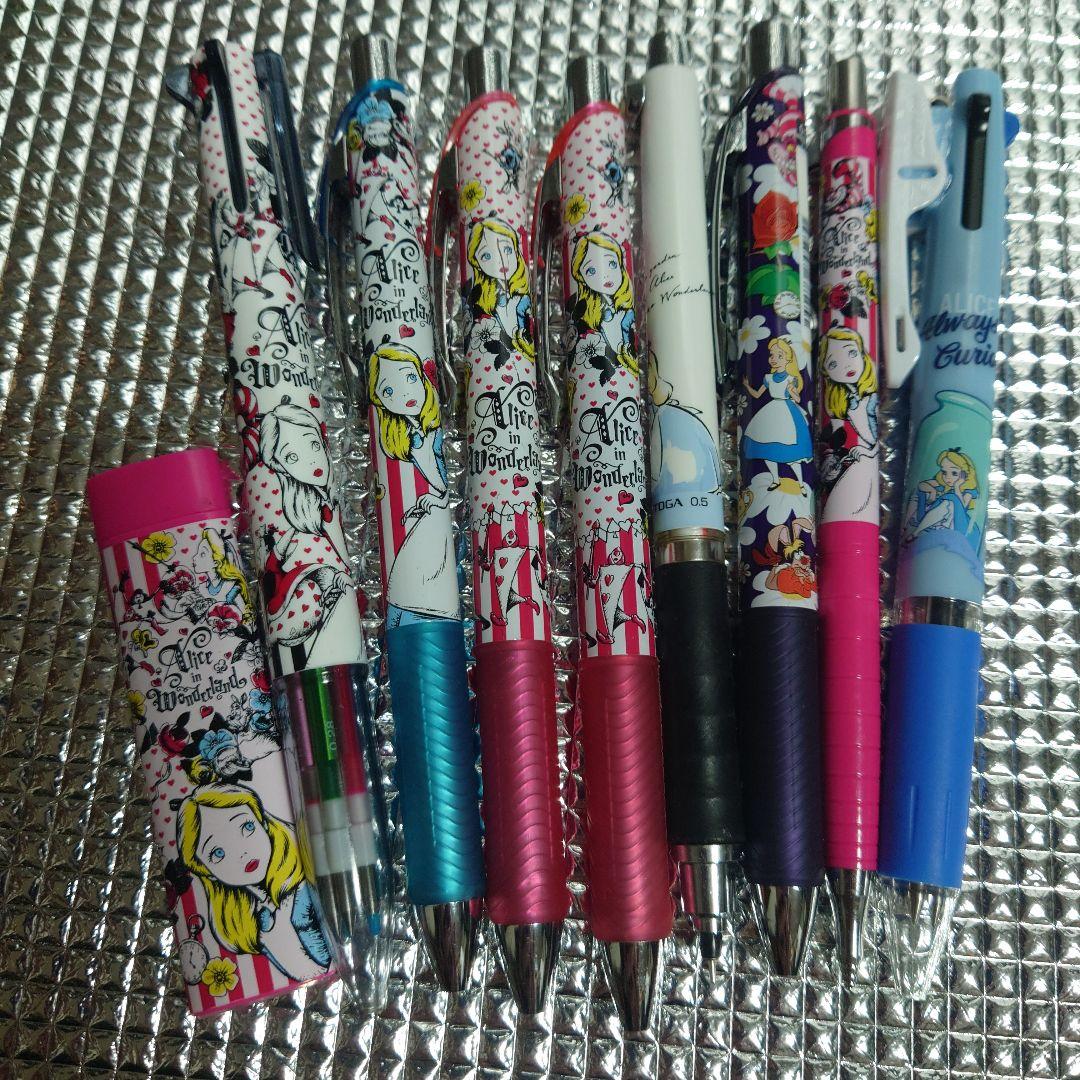 廃盤 ディズニーボールペン 不思議のアリス ボールペンセット