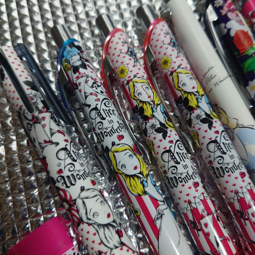 廃盤 ディズニーボールペン 不思議のアリス ボールペンセット