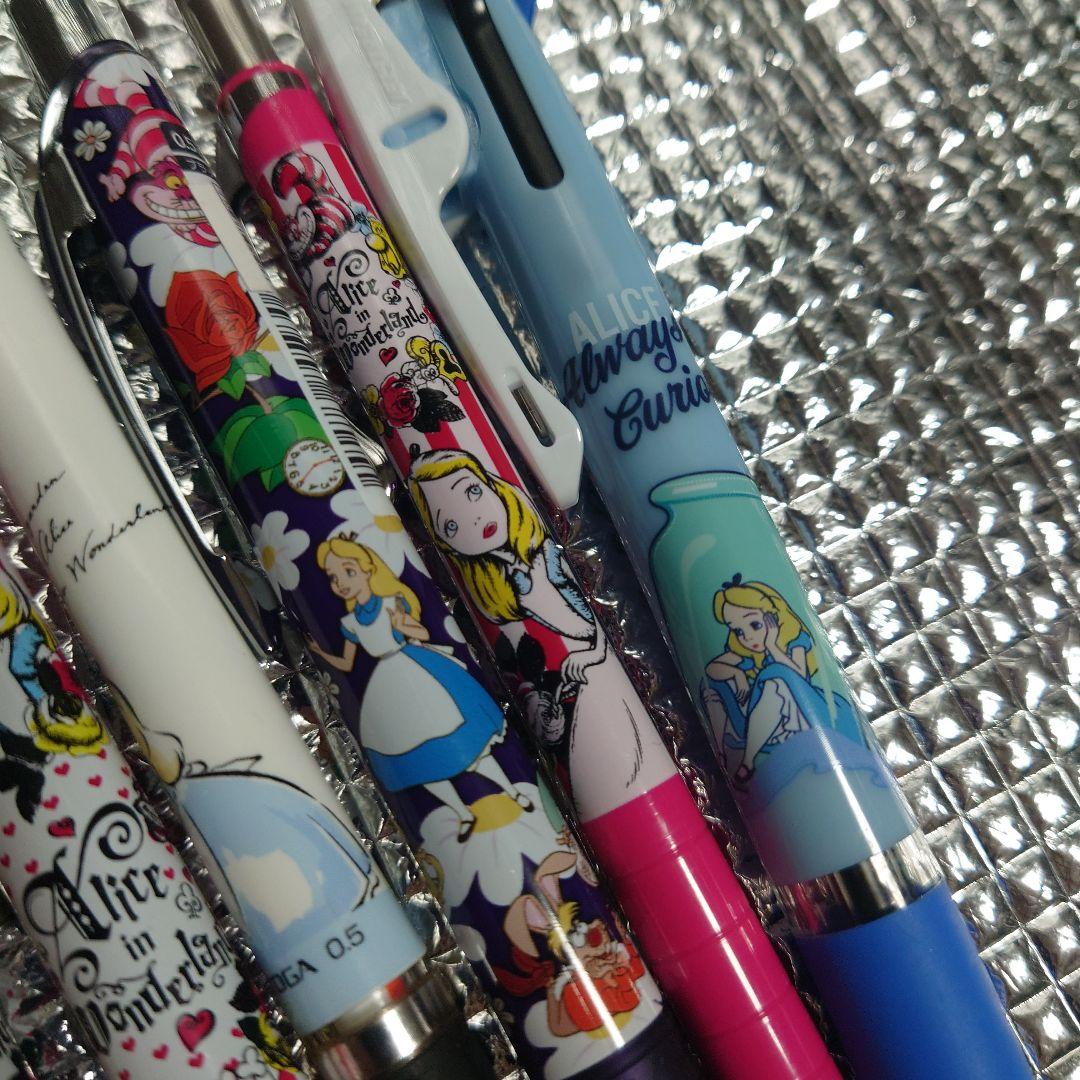 廃盤 ディズニーボールペン 不思議のアリス ボールペンセット