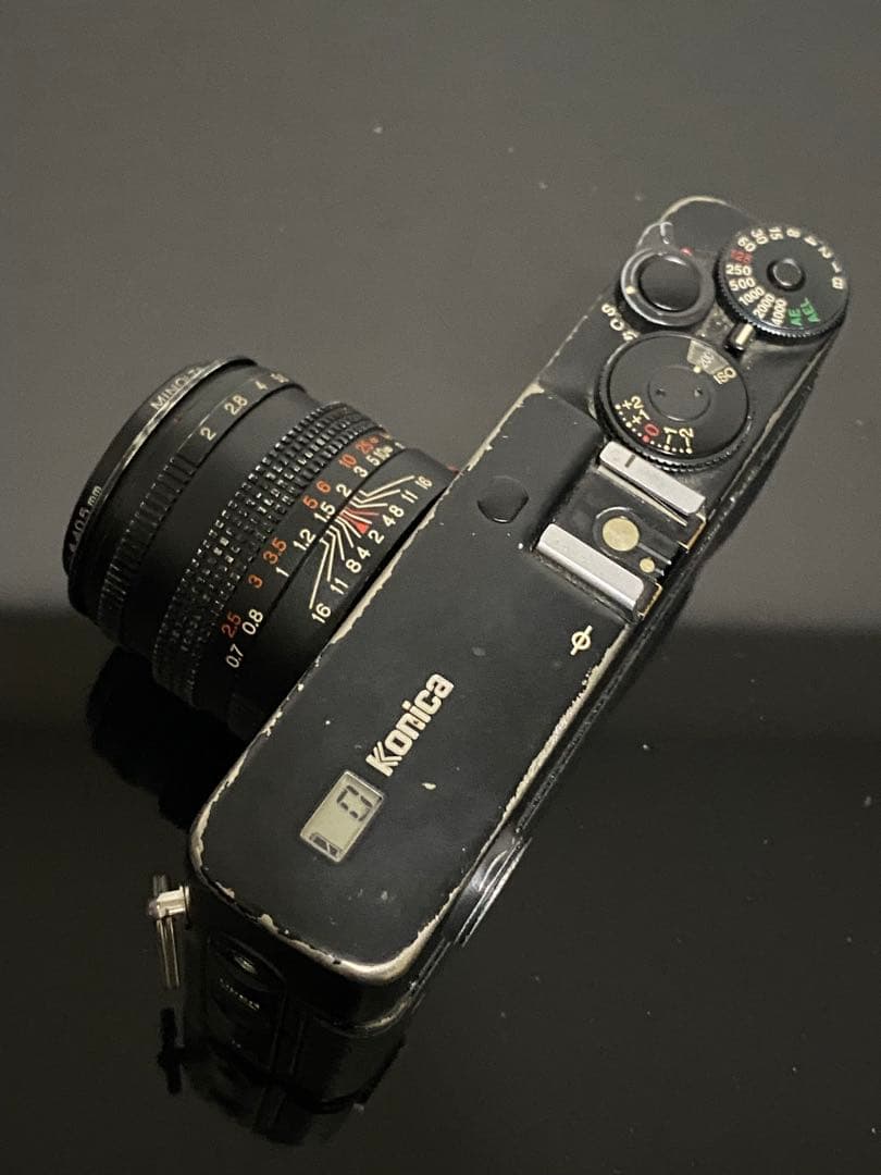 HEXAR RF フィルムカメラ KONICA レンズ付き