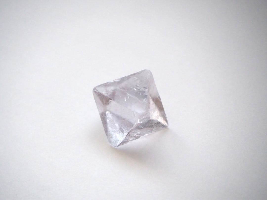 フローライト　イリノイ産　クリアパープル　蛍石　鉱物【C5】