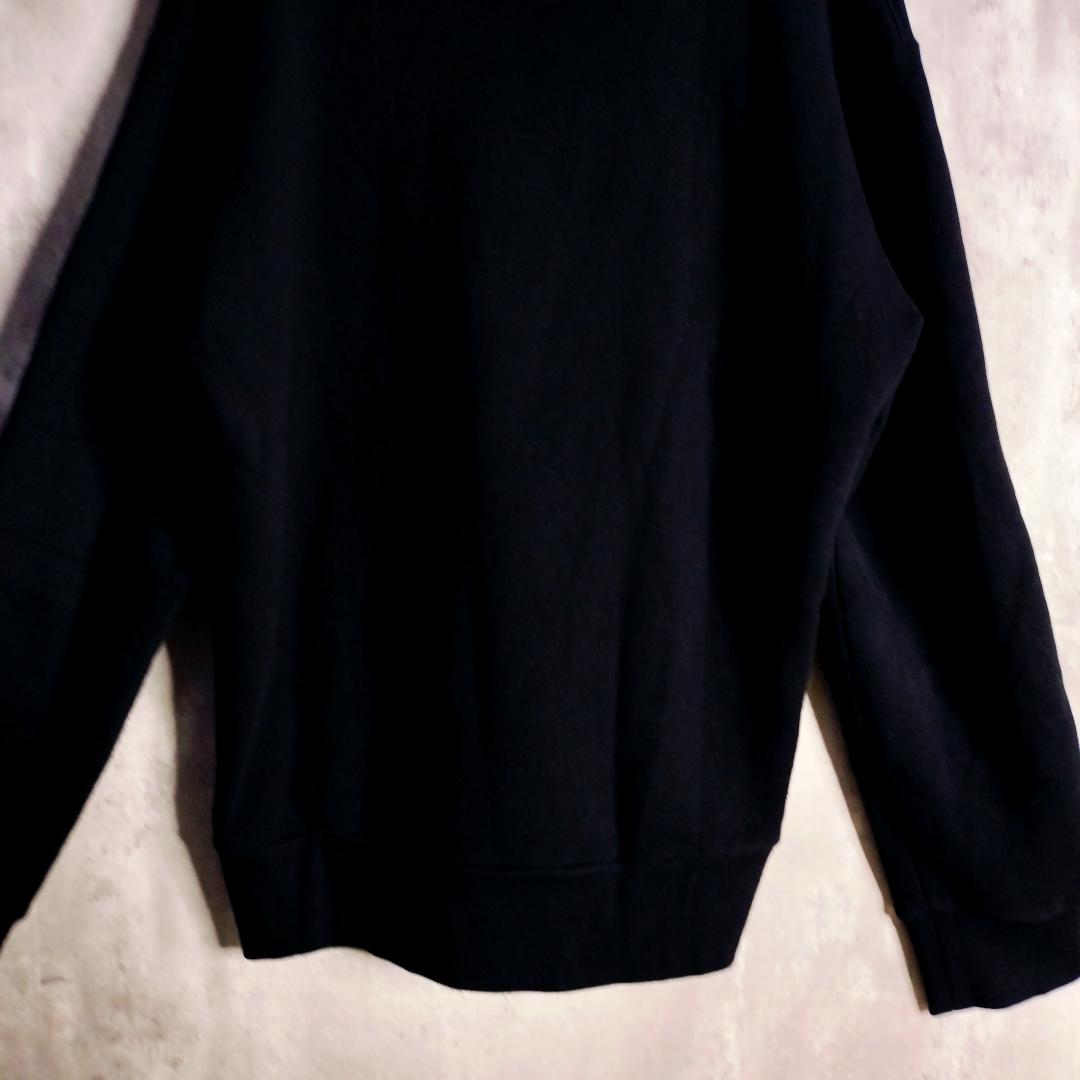 19SS★グッチ オーロラレインボーロゴ インターロッキングG パーカー 黒 L