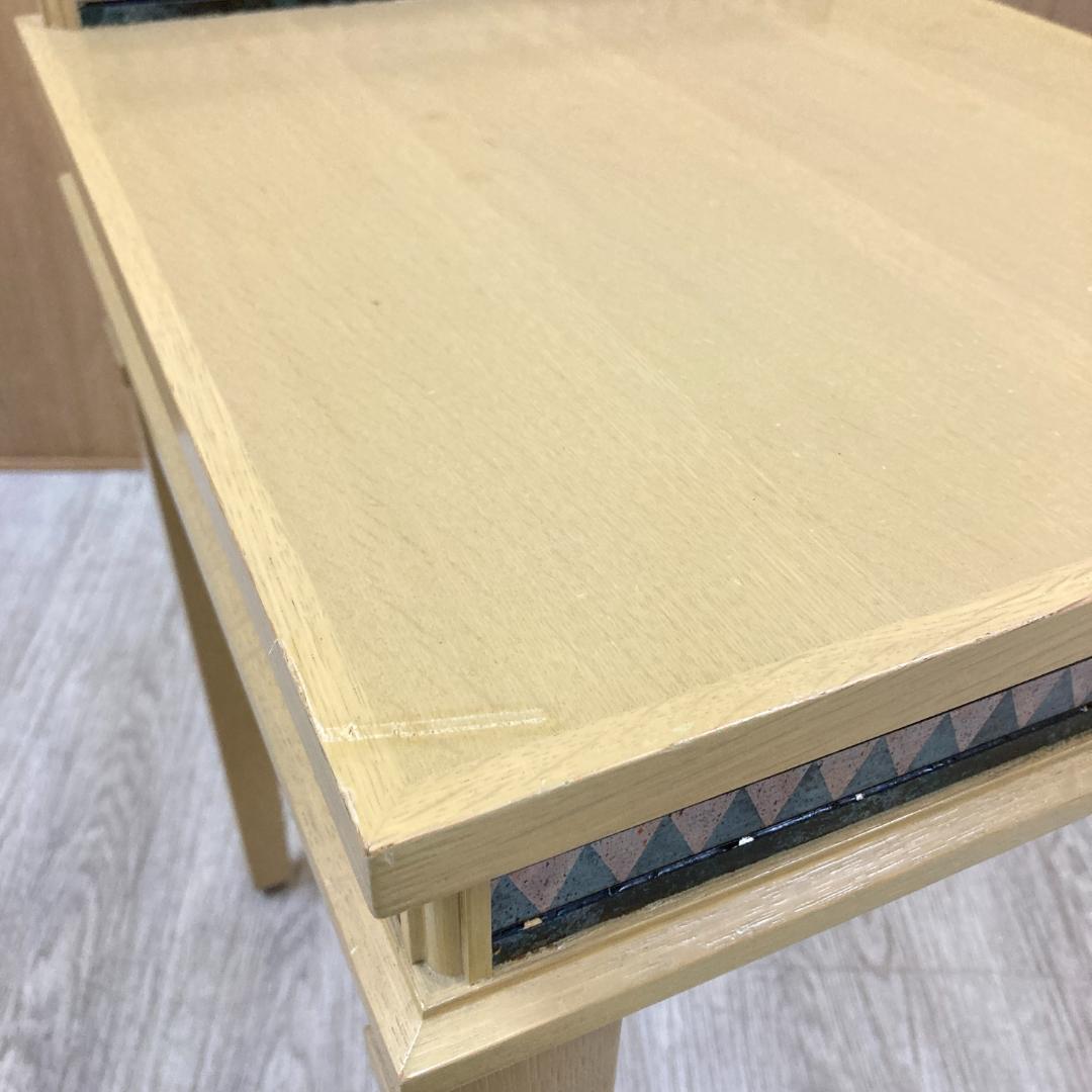 サイドテーブル　コンソール　花台　木製