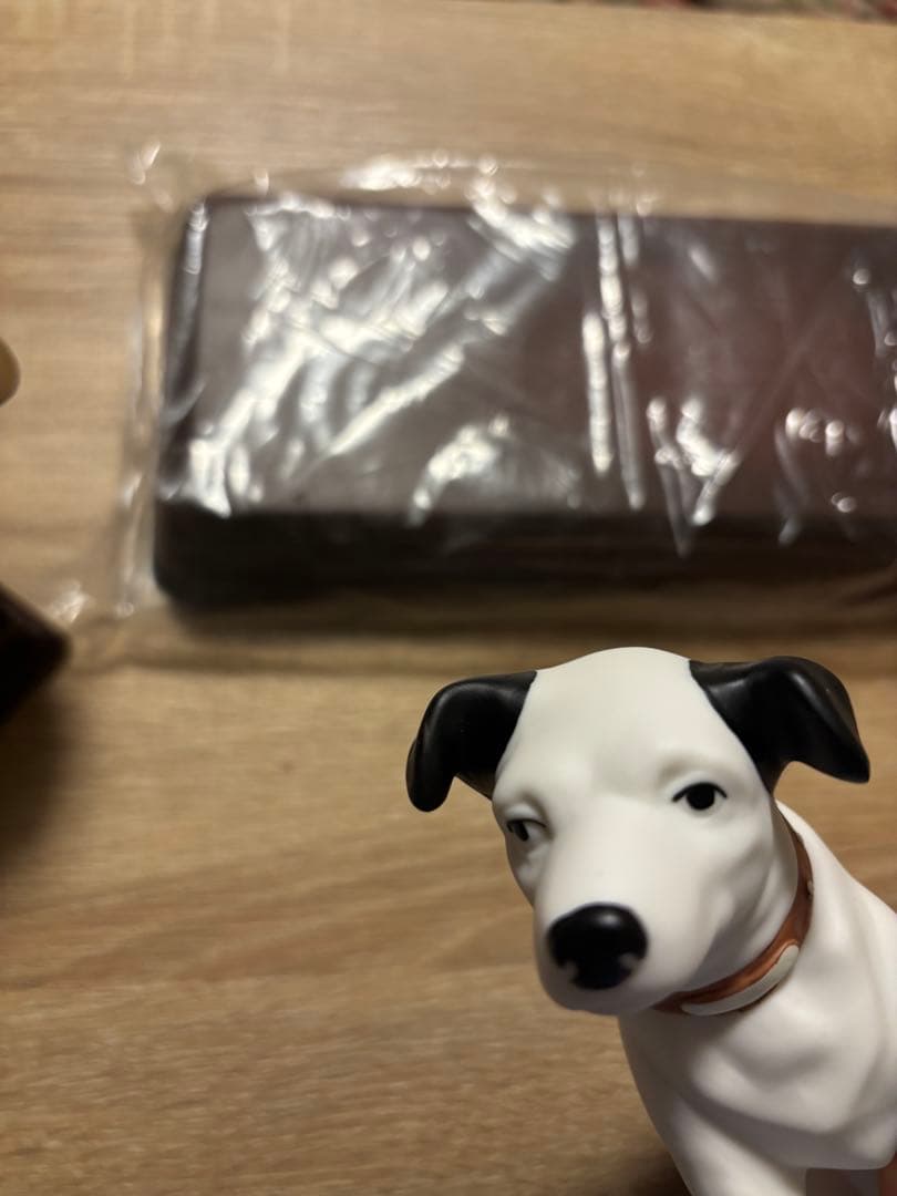 Victor ビクター ニッパー 犬と蓄音機の陶器製　台座付き