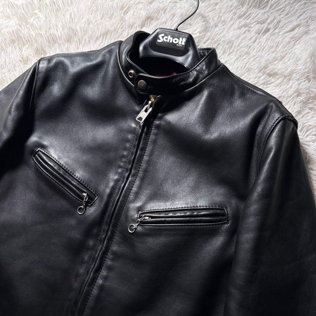 【極美品】schott ライダースジャケット　641xx 本革　40 USA製