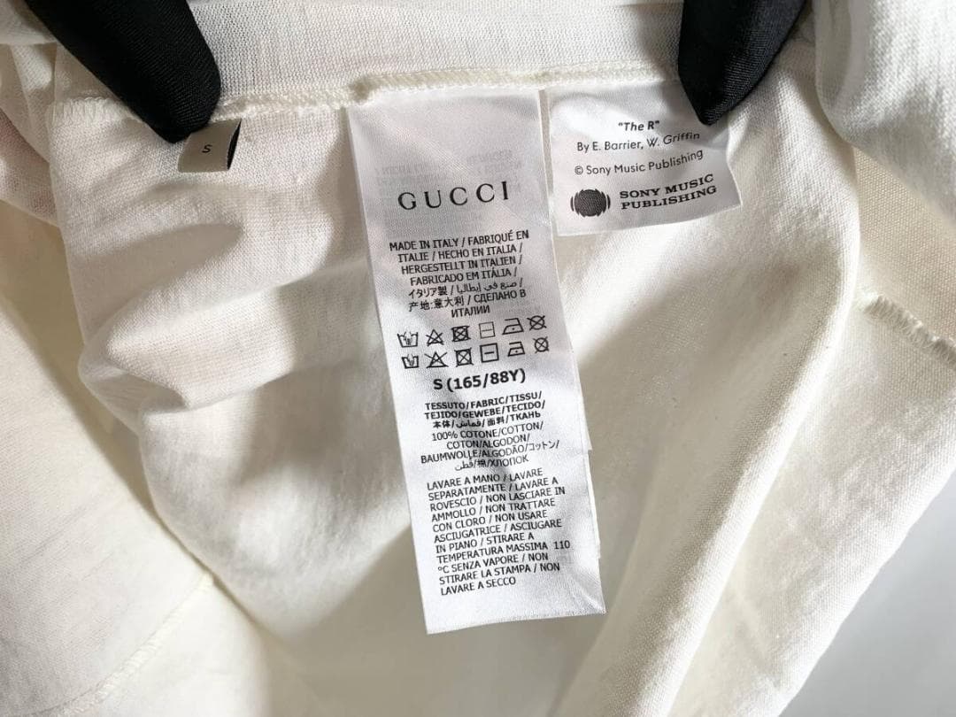 チョキチョキ【正規品】極美品 グッチ GUCCI MUSIC Tシャツ S