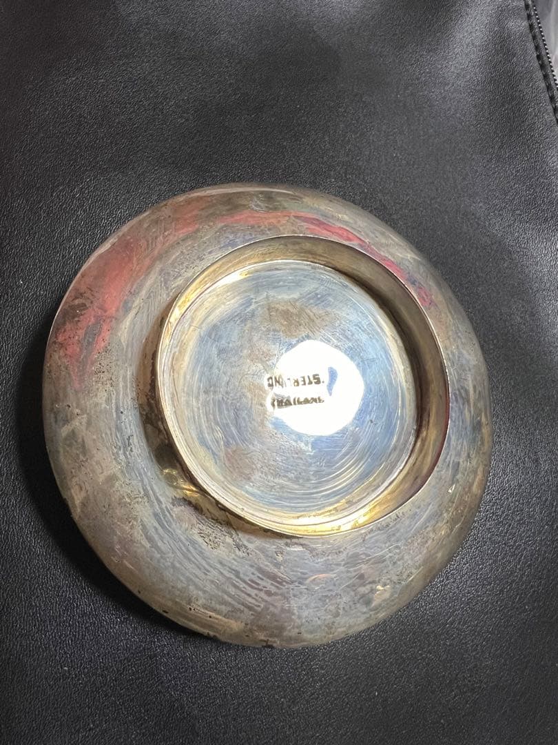 シルバー灰皿　アンティーク　スターリングシルバー