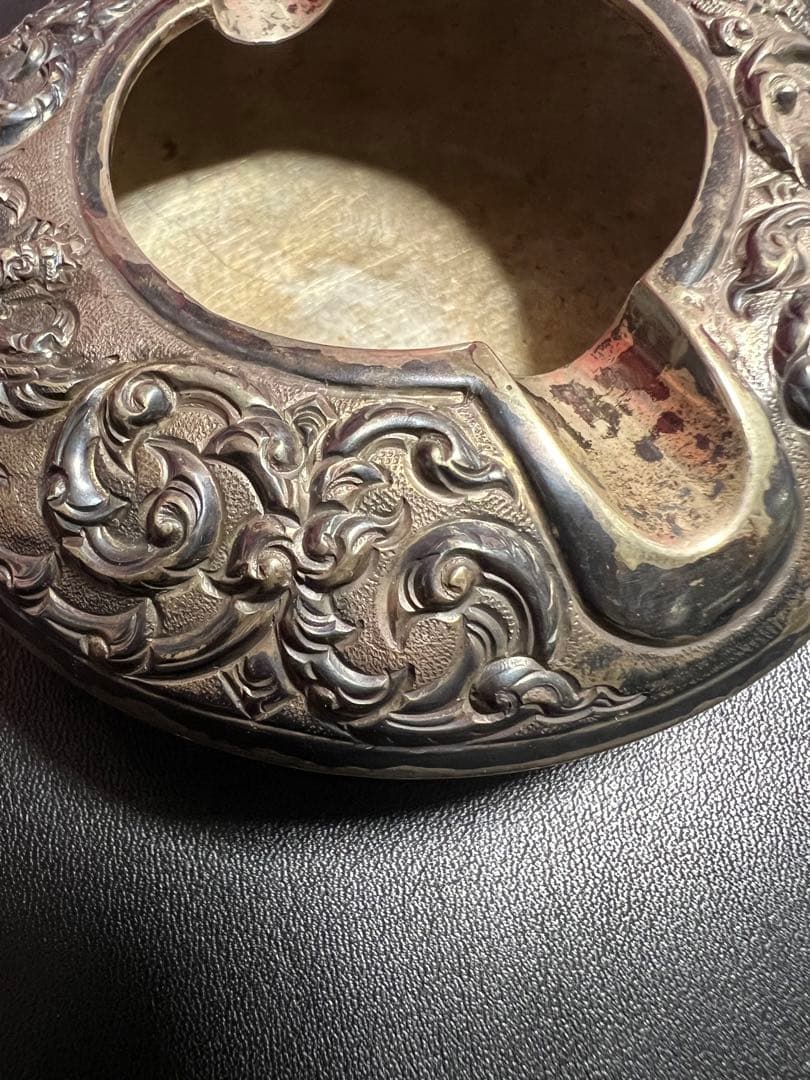 シルバー灰皿　アンティーク　スターリングシルバー