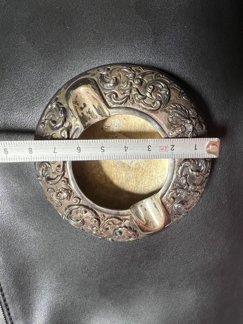 シルバー灰皿　アンティーク　スターリングシルバー