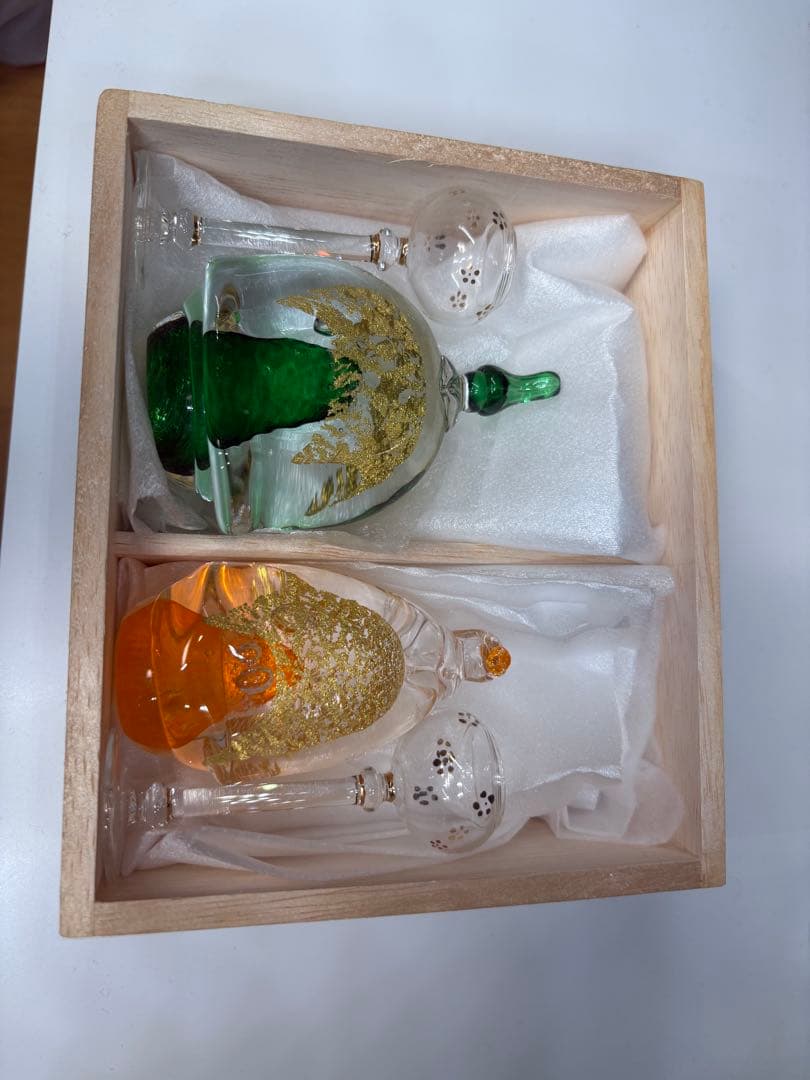 ■瑠璃雛　雛人形　るりびな　奈良ガラス工房　金箔　立雛　おひなさま　値段交渉可能