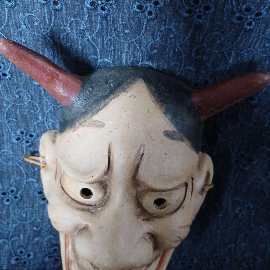 般若陶器 古い能面