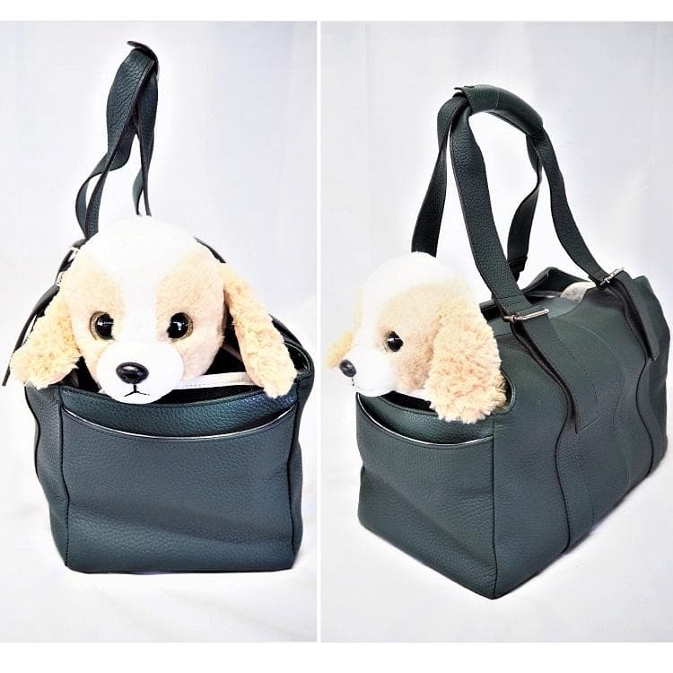 ペットキャリー 本革 パピー 小型犬 犬 猫 ペット レザー CAR8 9 10