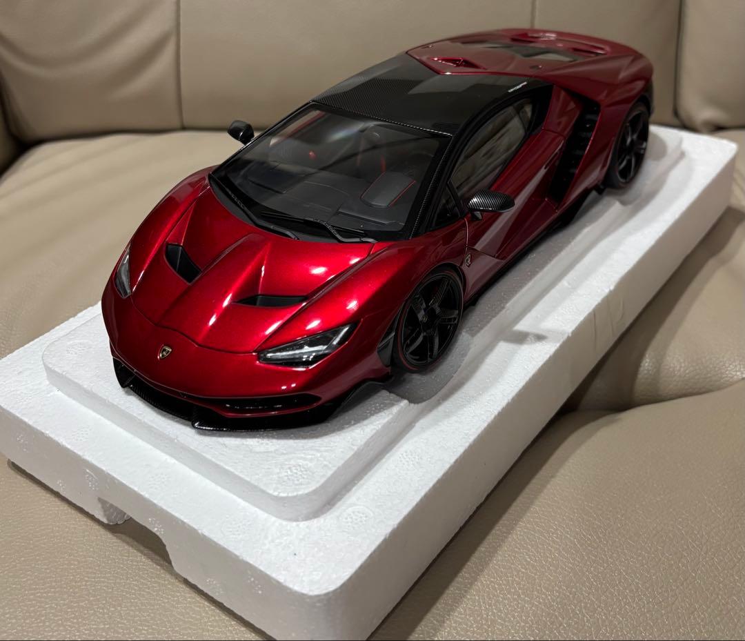 AUTOart ランボルギーニ チェンテナリオ　メタリックレッド　1/18