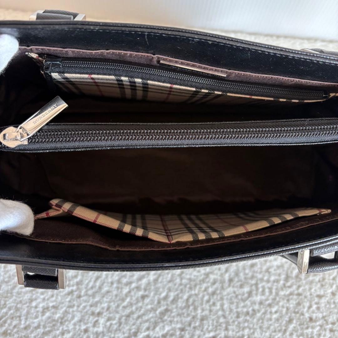 美品⭐︎BURBERRY バーバリー⭐︎ブラック ハンドバッグ /フォーマルバッグ