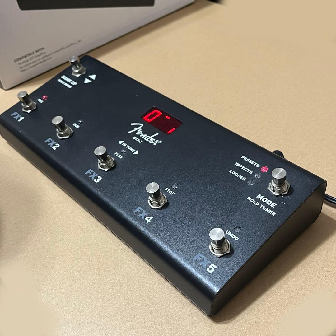 【動作◯】 Fender フットスイッチ GTX-7
