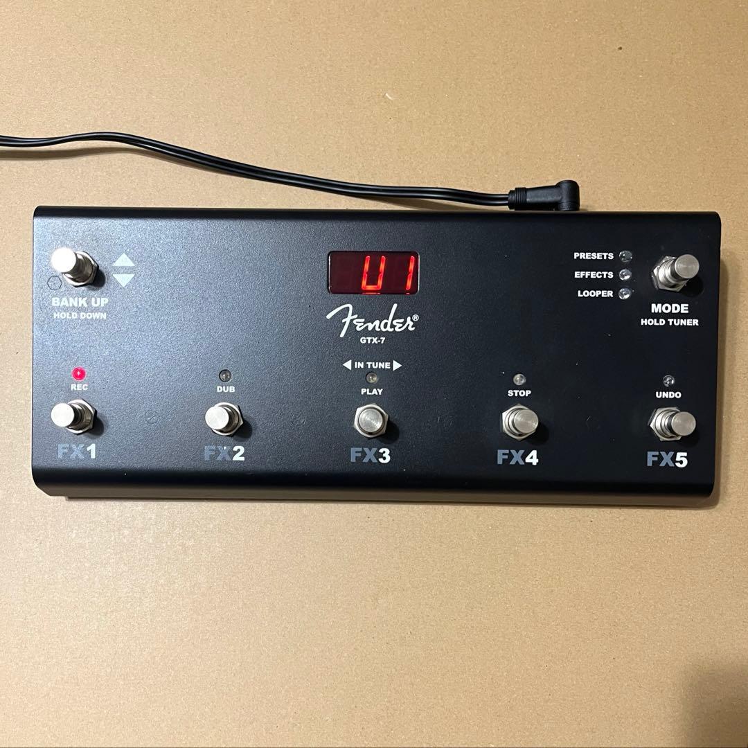 【動作◯】 Fender フットスイッチ GTX-7