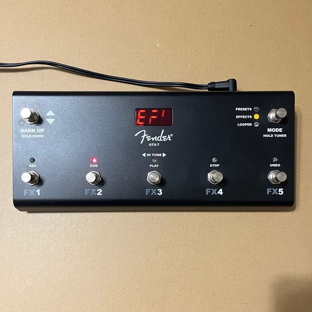 【動作◯】 Fender フットスイッチ GTX-7