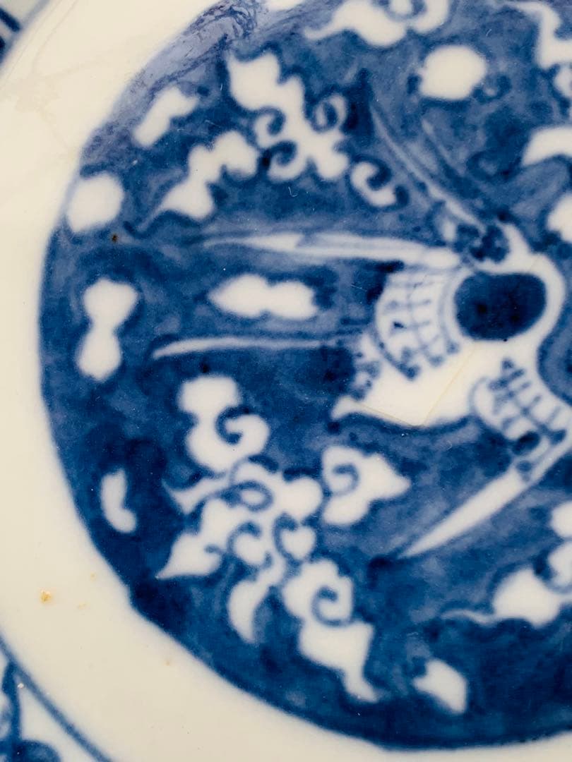 中国清時代早期染付お皿