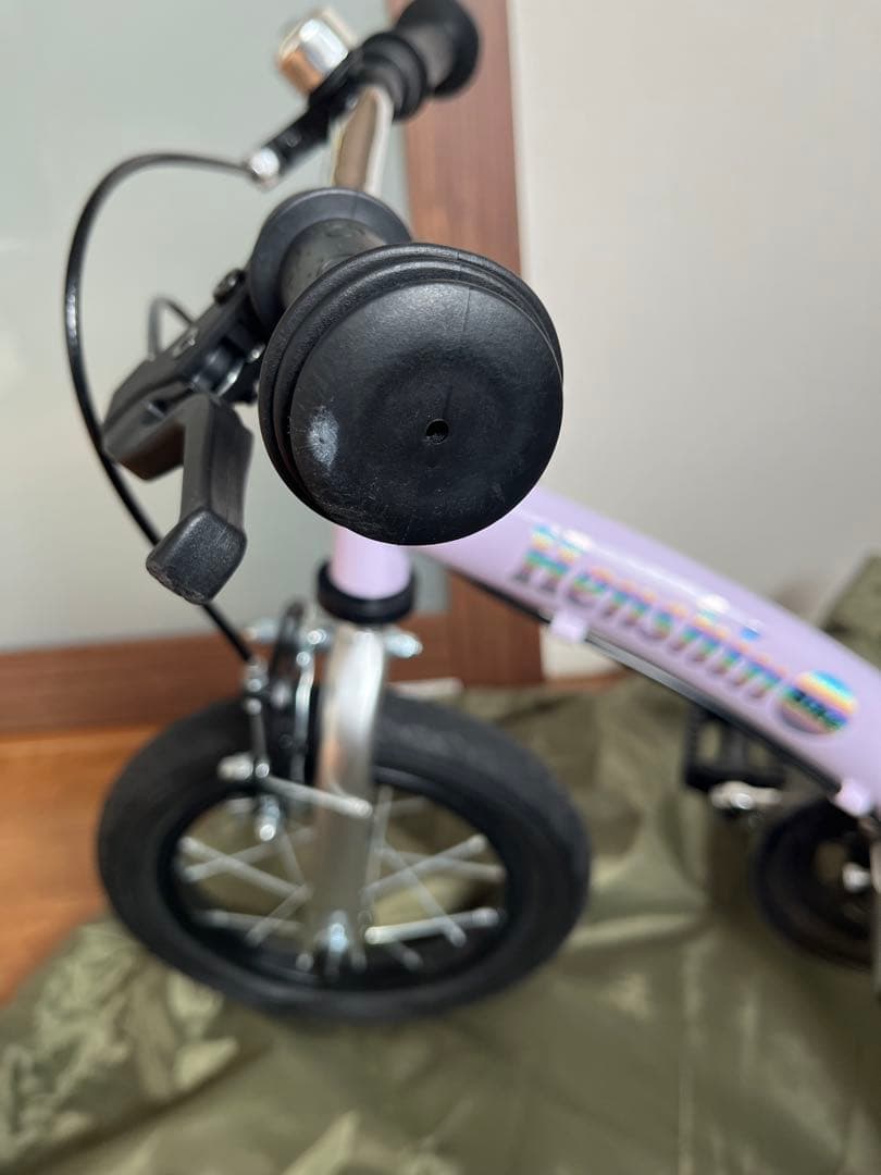 へんしんバイク2 パープル 12インチ おでかけバッグ＋メット付／品川区手渡し