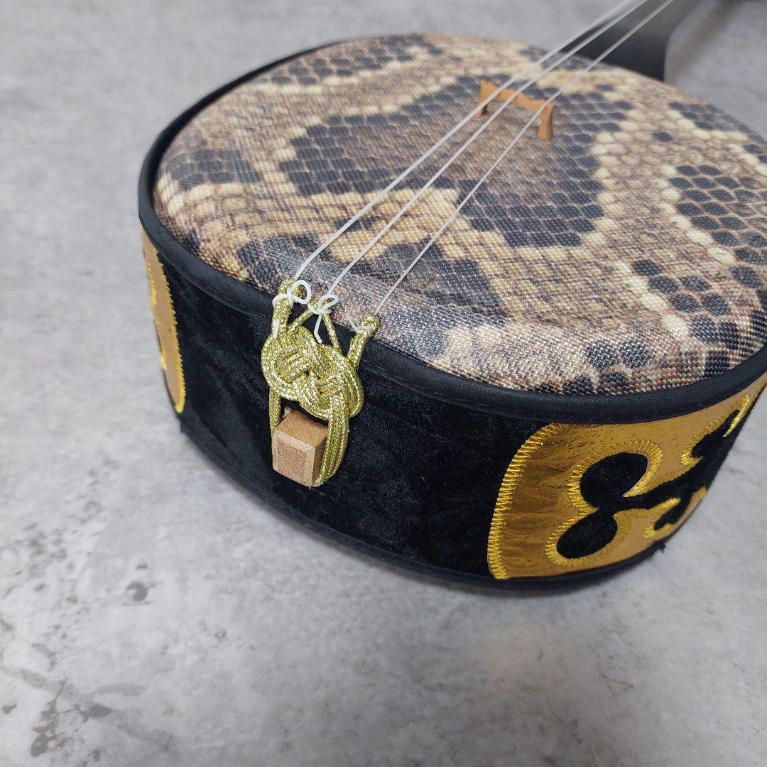 沖縄三線 入門用 初心者向け 人工皮 合皮 三味線 琉球 和楽器 ソフトケース付