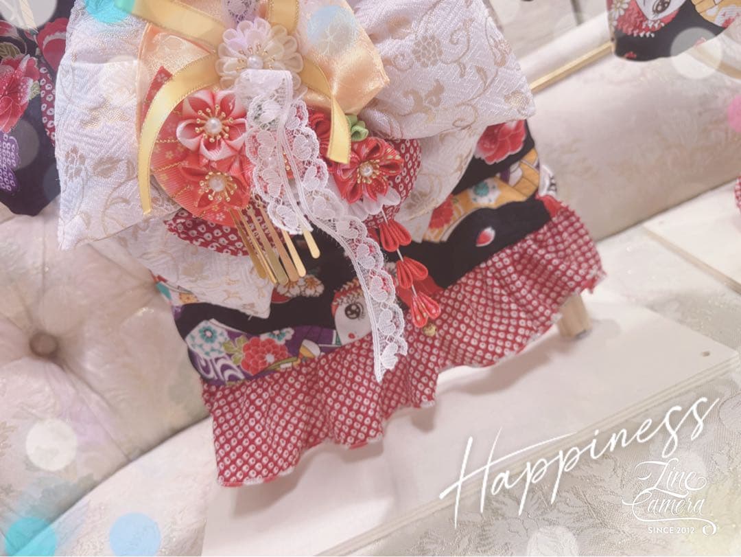 B403,pon2pan2☆オーダー☆犬お着物☆文化人形