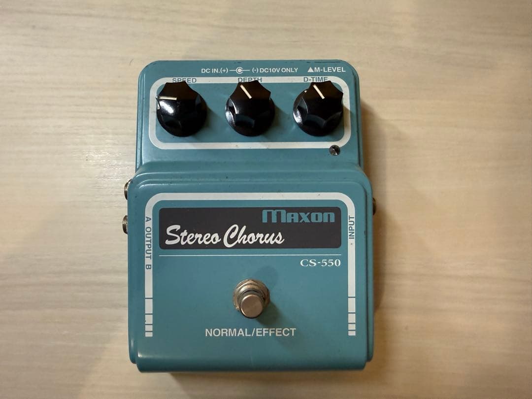 Maxon CS-550 ステレオコーラスエフェクター 初期型 AC付き