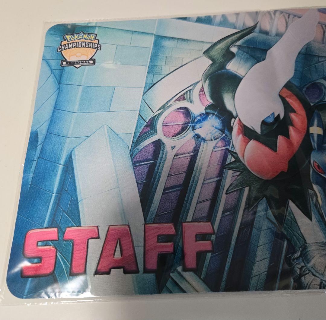 ダークライ&ブラッキー　プレイマット STAFF　海外　サプライ　ポケカ