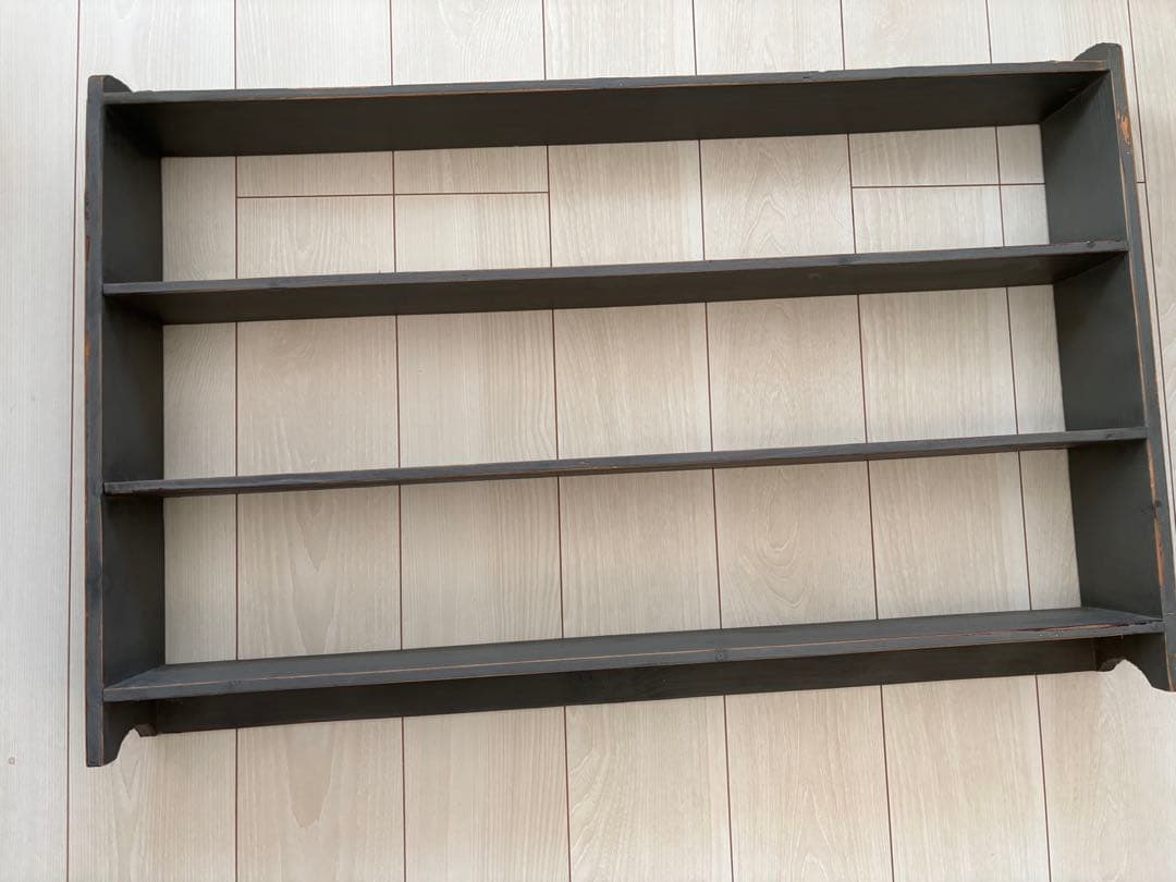 週末お値下げ！イギリスアンティークシェルフウォールシェルフ壁掛けラック