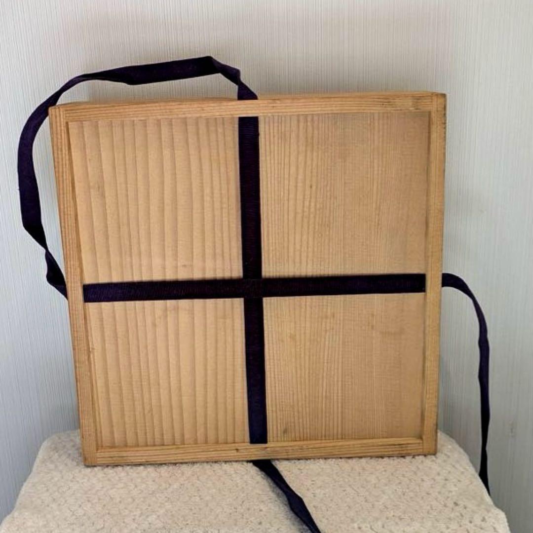 輪島塗　盛皿　黒鉄色方形盛器