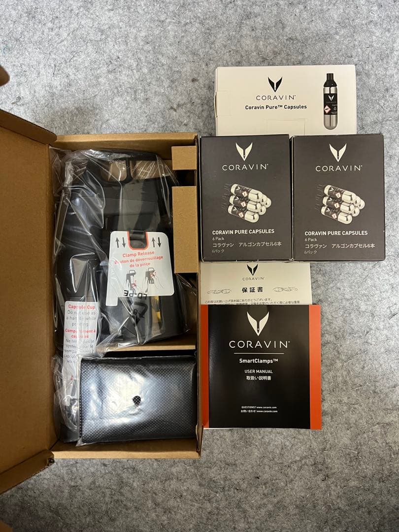 コラヴァン　CORAVIN SmartClamps タイムレススリー＋