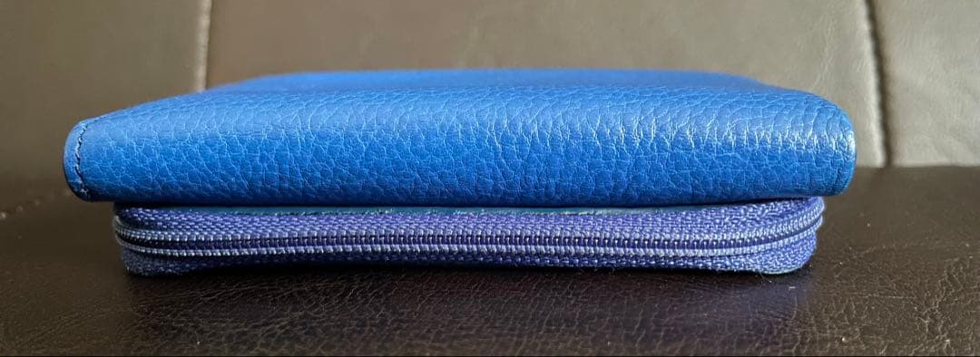 イルビゾンテ　三つ折り財布　ブルー