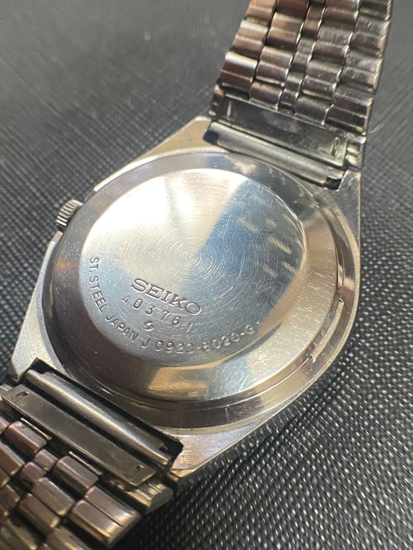 SEIKO QZ 1974 緑文字盤