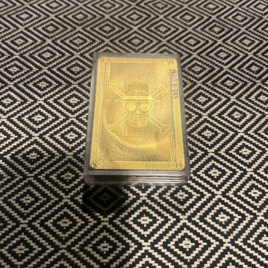 ワンピース　金色トランプカードセット　激レア