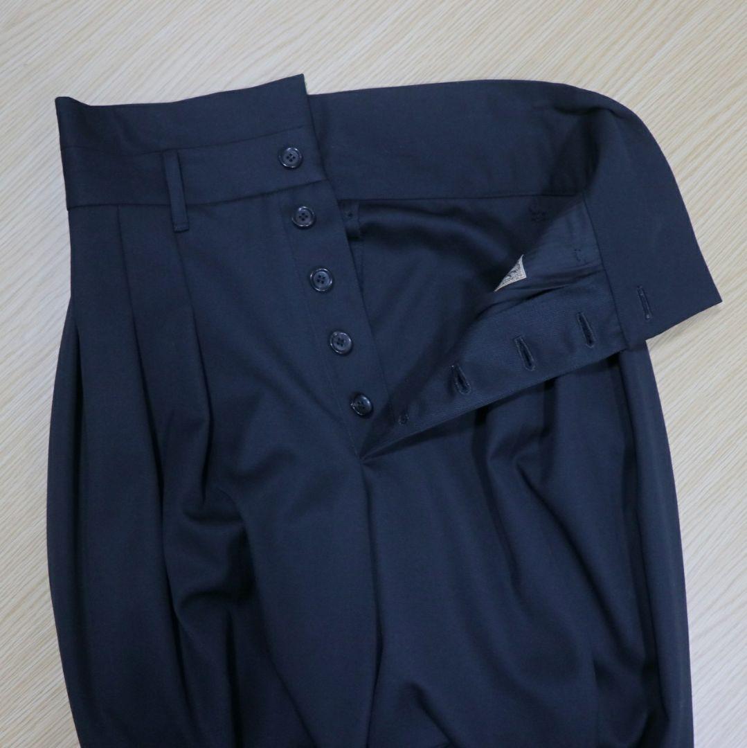 NEMETH 変形ウールスラックス No.20 XSサイズ ブラック