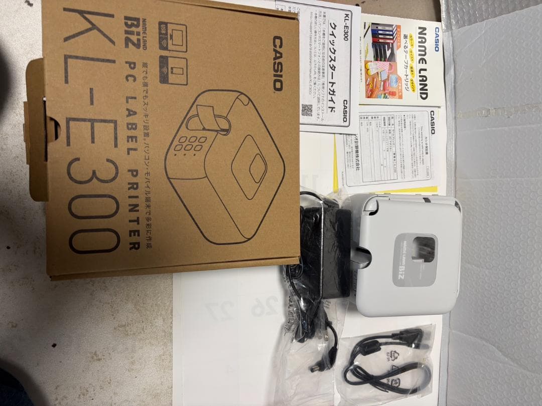 カシオ ラベルライター ネームランドBIZ PC&スマホ KL-E300綺麗