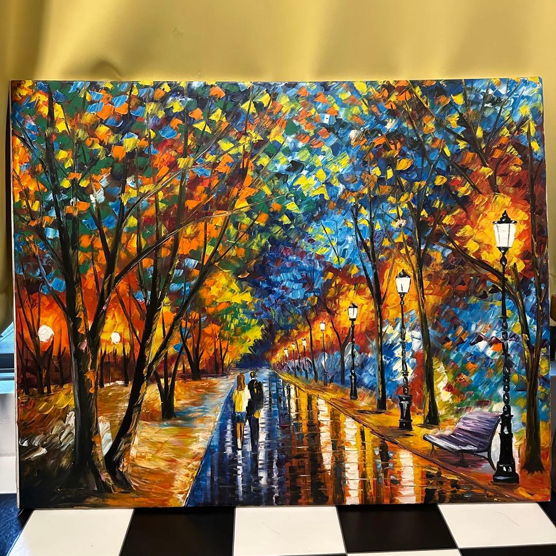 アクリル画　輸入品　絵　インテリア雑貨　絵画　絵画