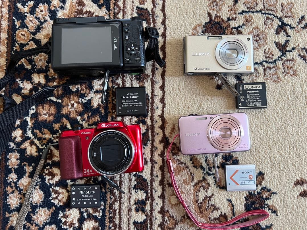 デジタルカメラ 4台セット 簡易動作確認済