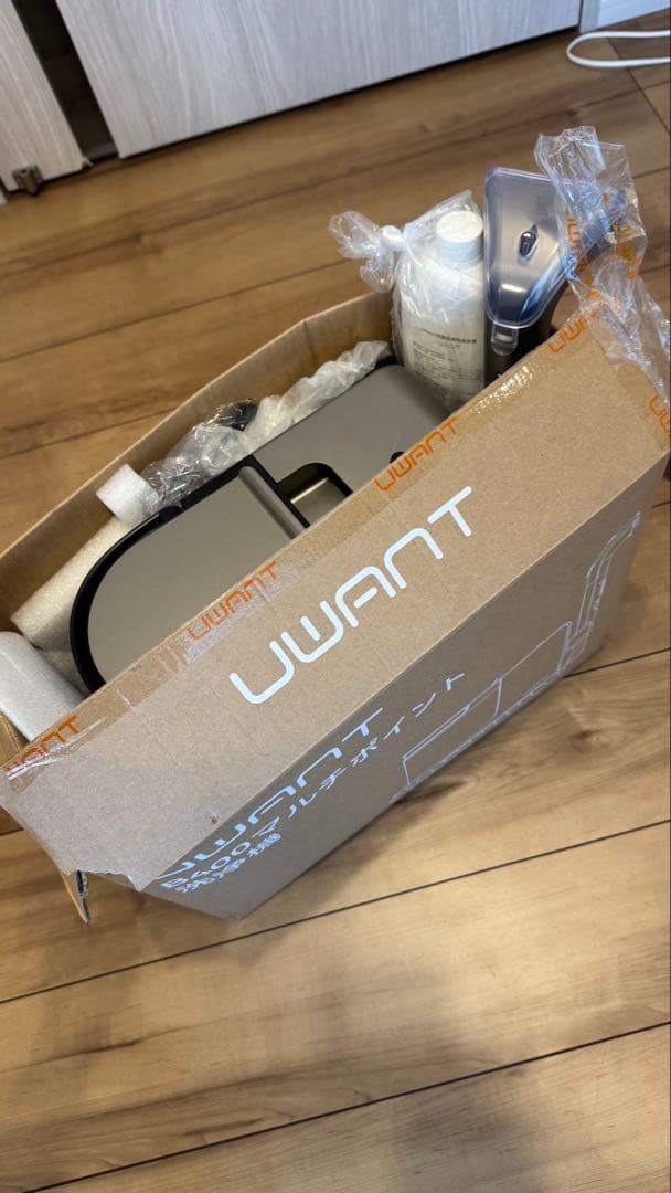 UWANT スチームクリーナー本体 各種アタッチメント付きB400マルチポイント