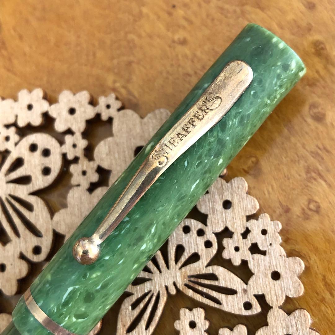シェーファー　 レバーフィラー　ジェードグリーン　万年筆