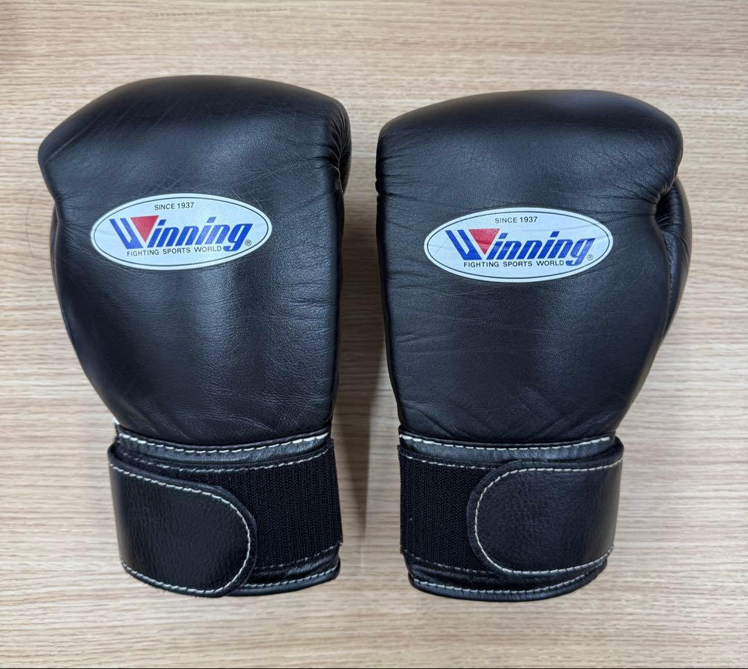 winning ウィニング ボクシンググローブ ブラック 8オンス