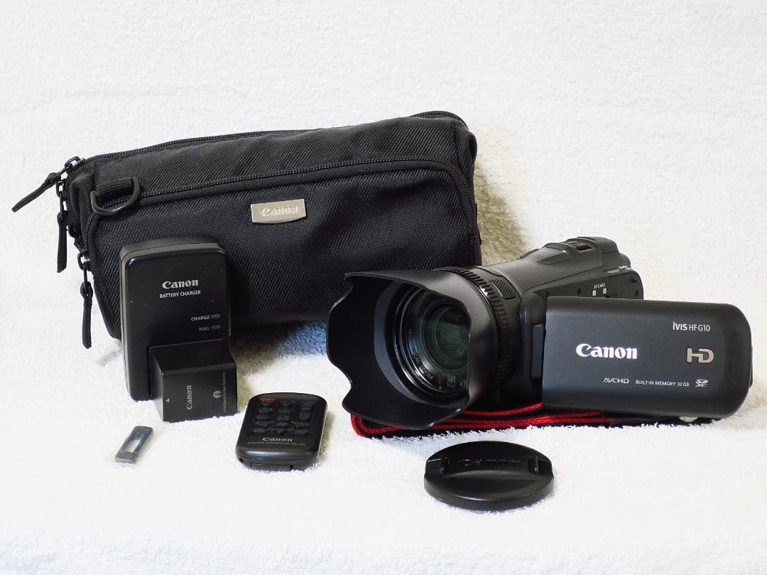 ど*ん様 Canon HF G10 ビデオカメラ 本体 付属品付き