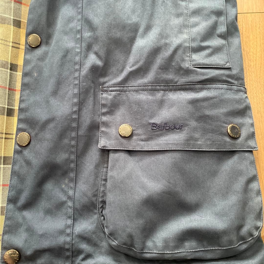 ま*る様 Barbour Lightweight Beaufort M ネイビー