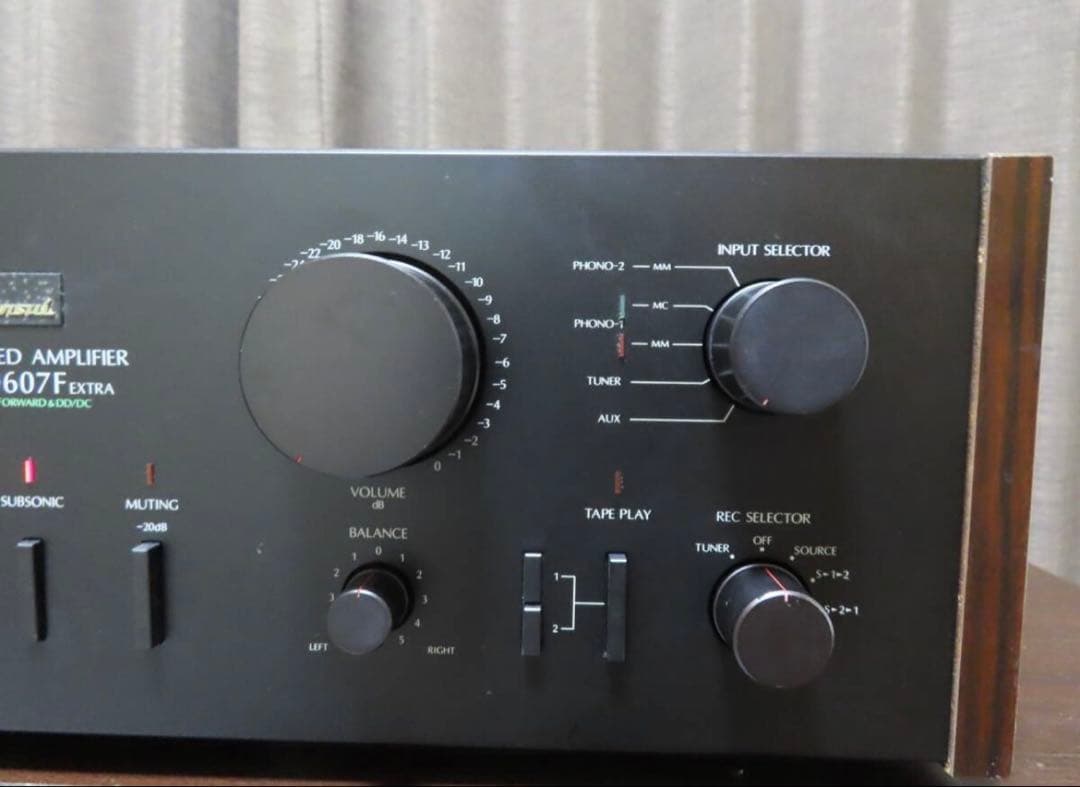 【メンテナンス済　完動品】サンスイ　au-d607f extra