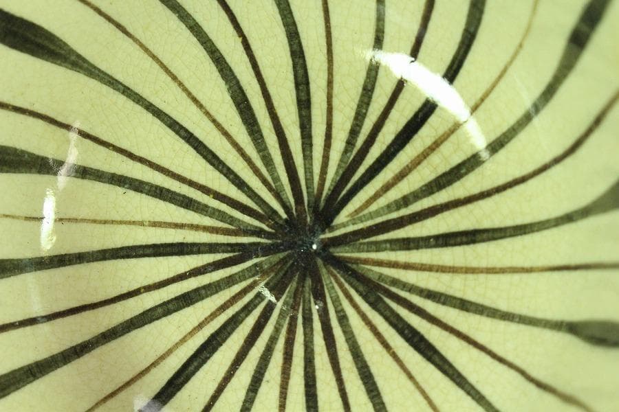 麦藁手 蓋茶碗 十客 時代物(K-YC510)