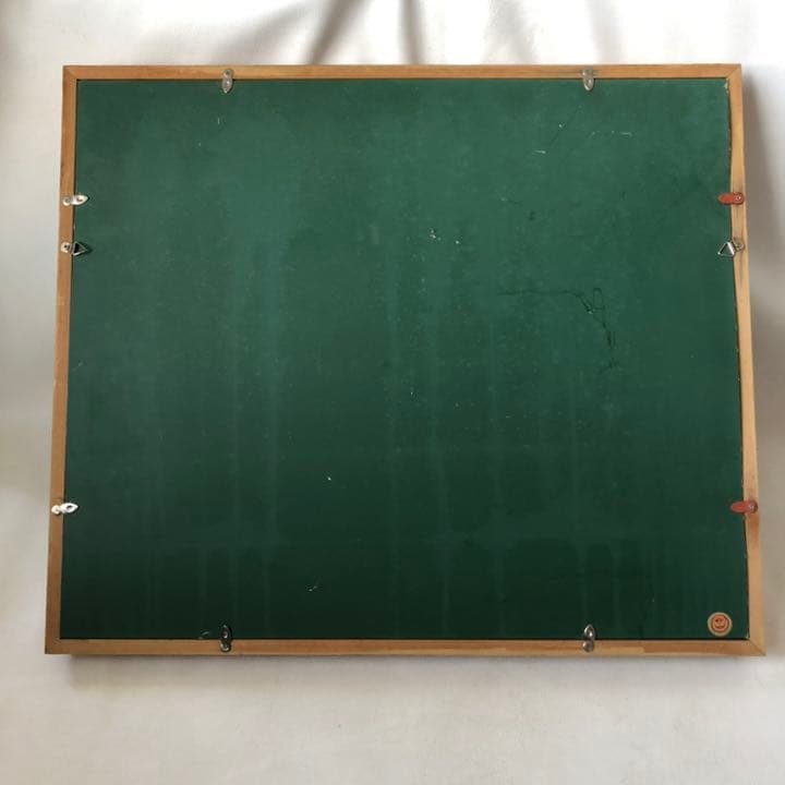 西村 徳一 画伯 室蘭港 全道展会員 / 北海道 室蘭を代表する画家 額縁入り