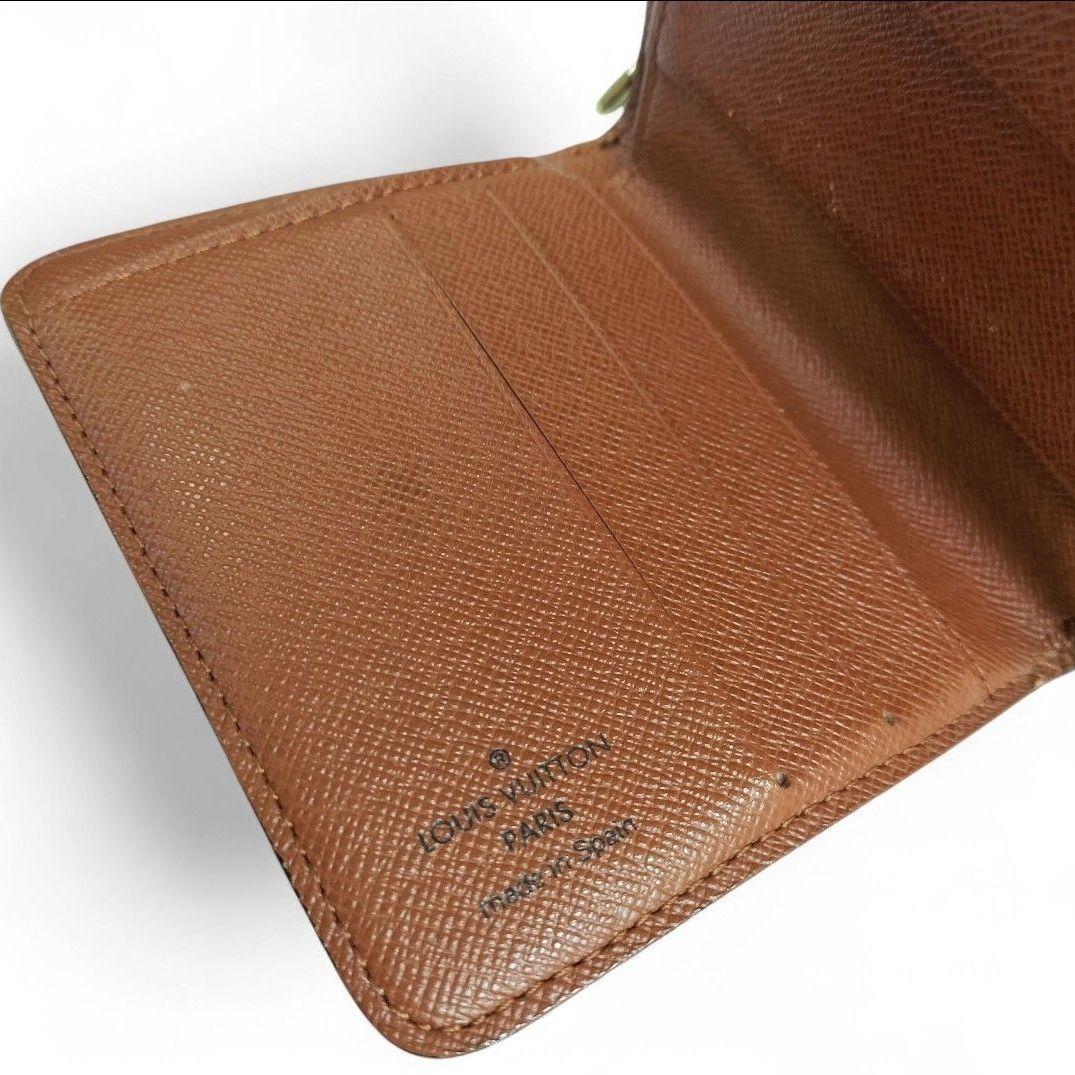 ☆美品☆ ルイヴィトン モノグラム コンパクトジップ M61667 二つ折り財布